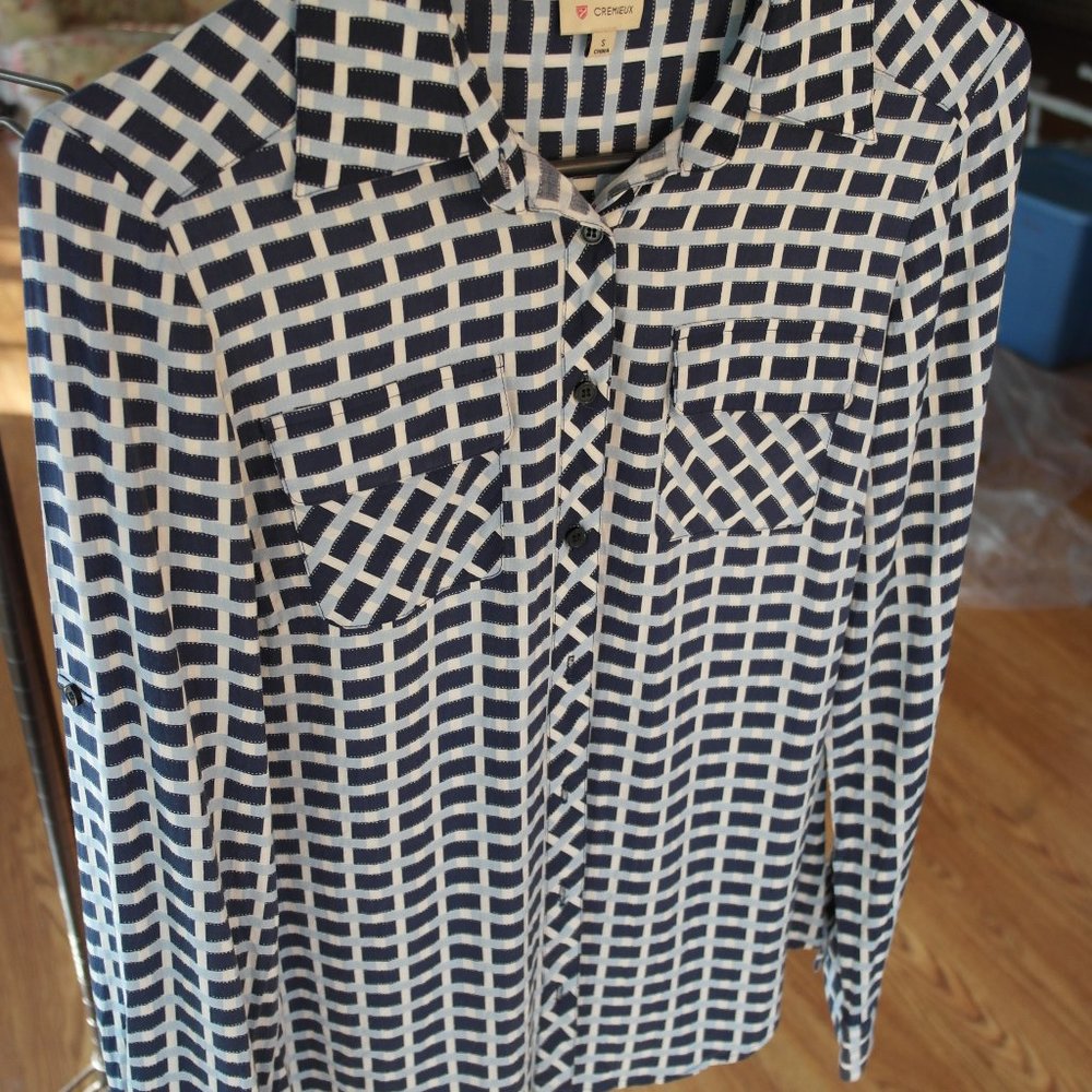 Women's Cremieux Button Down Plaid Shirt